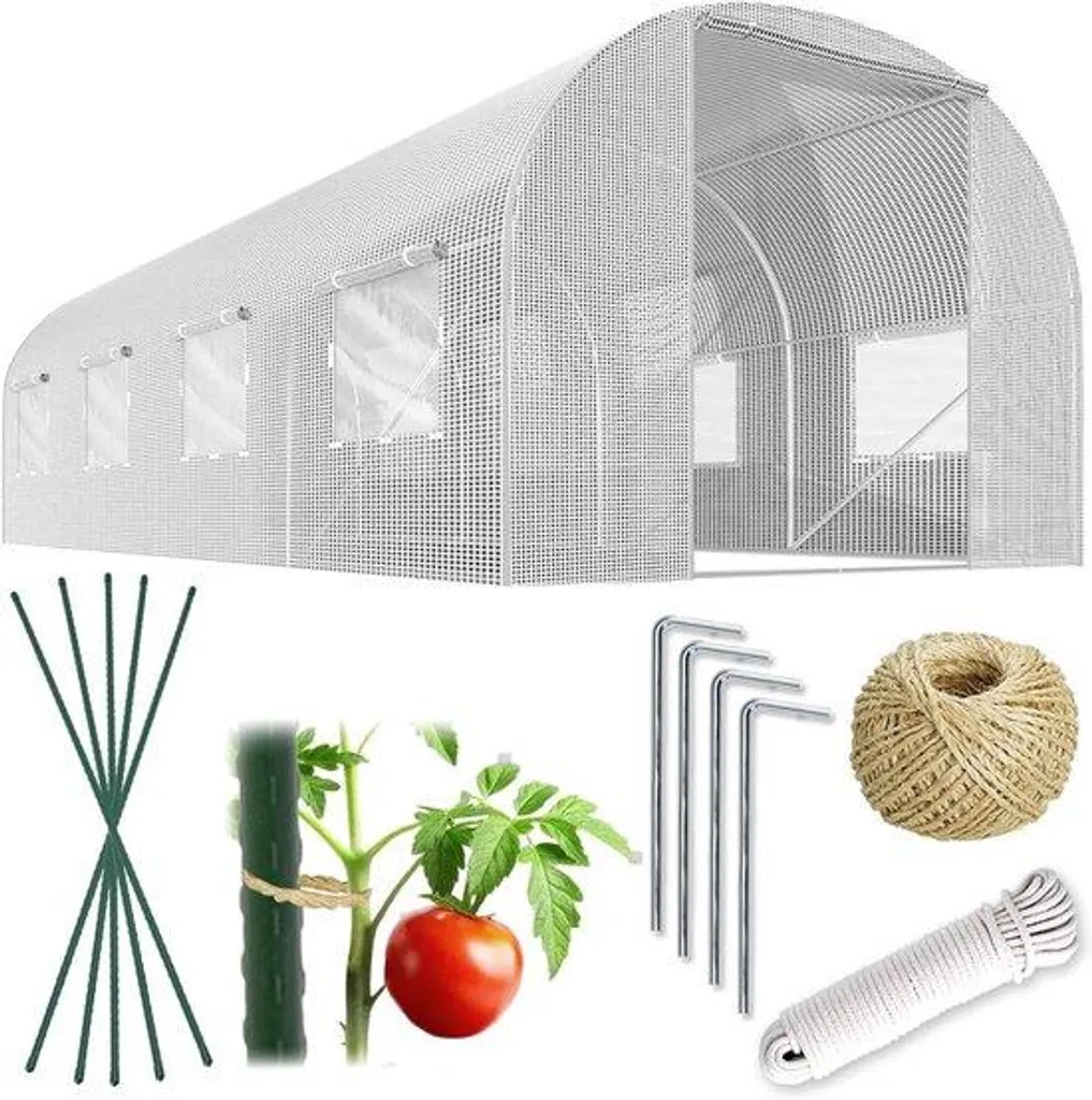 Jardinière haute pour potager vertical 2m avec kit tuteurs complets