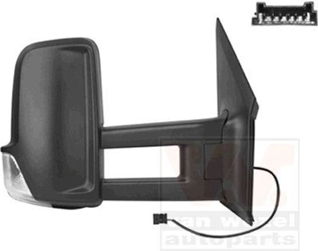 VAN WEZEL 3077826 - OE 8108519 Außenspiegel, rechts für Sprinter (W906)