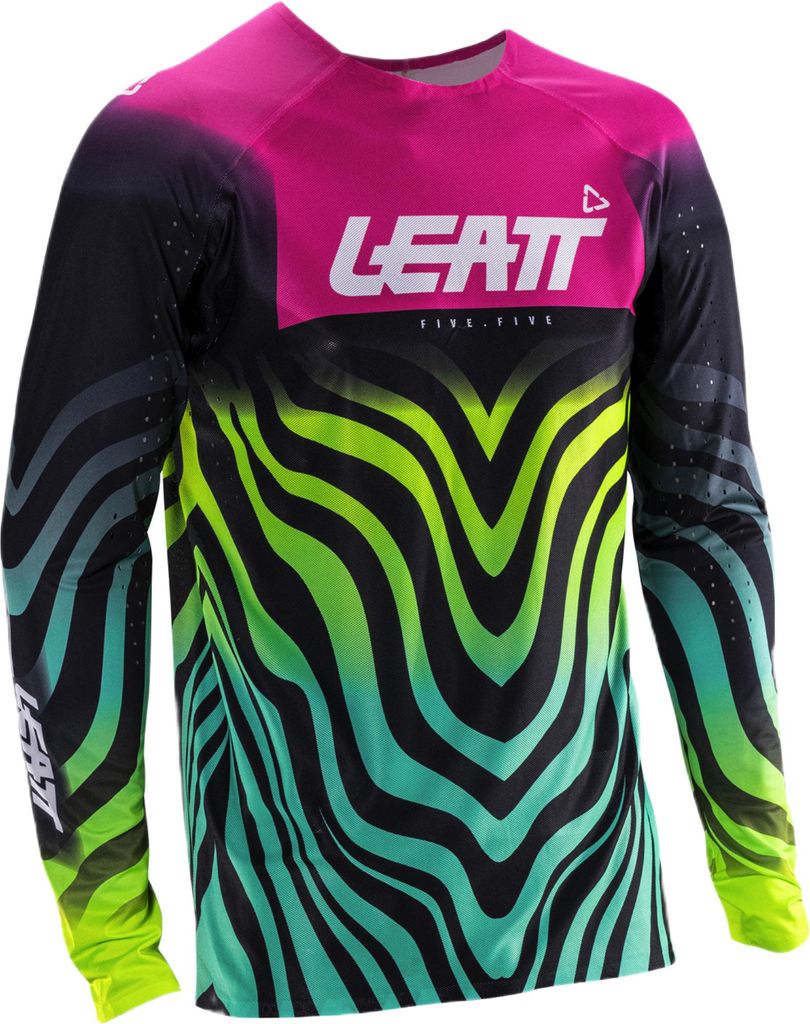 Leatt Moto 5.5 UltraWeld V26 Motocross Jersey, schwarz/bunt, XL