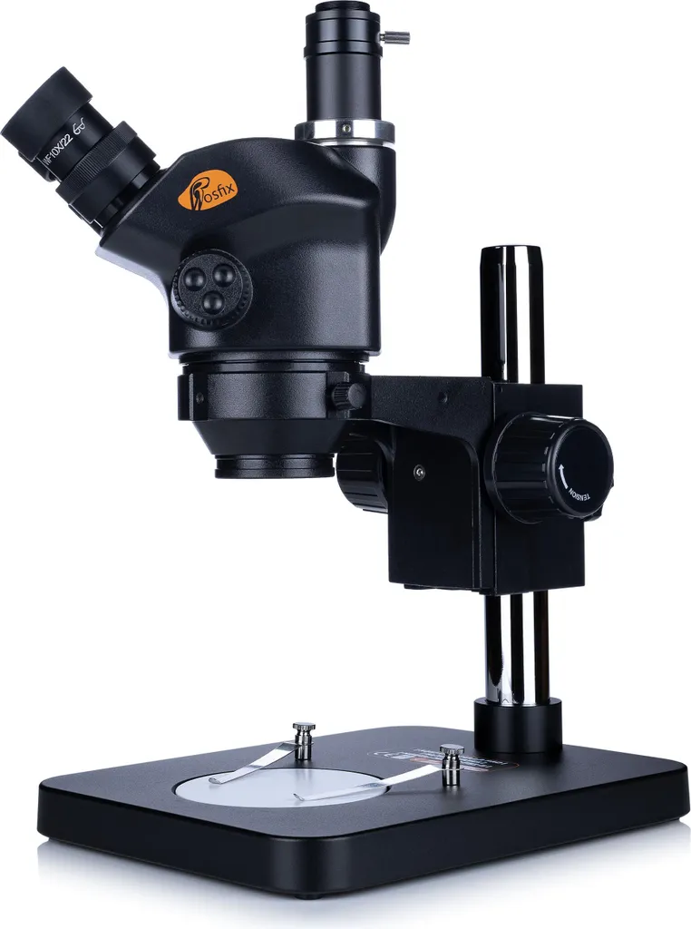 Microscope Trinoculaire Stéréoscopique Rosfix pour Électronique et Labo 7-45x - 3