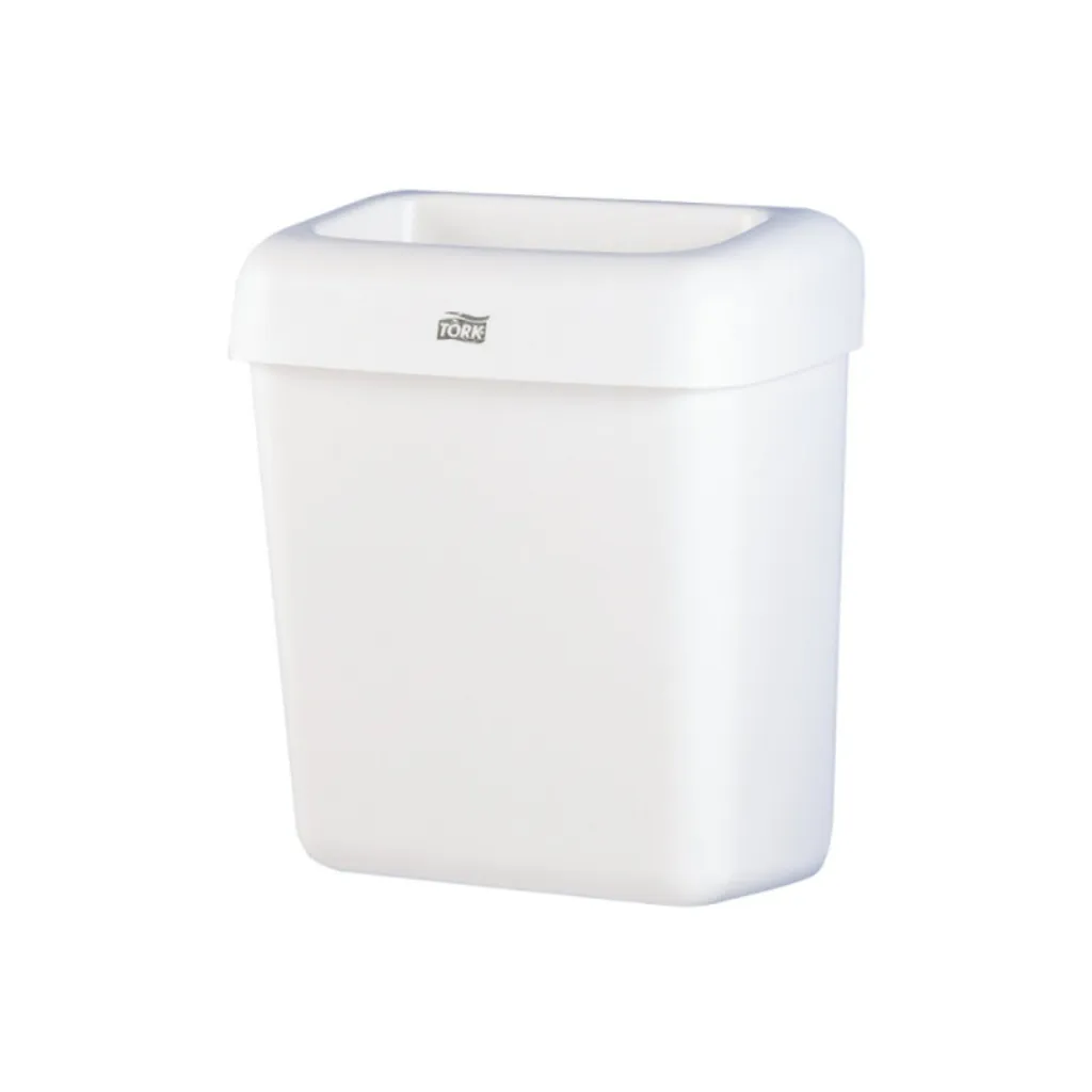Poubelle Blanche de 20L Tork 226100 pour une Hygiène Optimale en Bureau