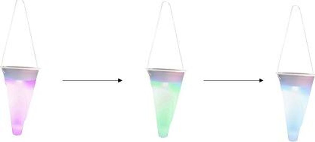 Solarlampe Solarleuchte Cornet LED RGB Farbwechsel Blachere JFS066C
