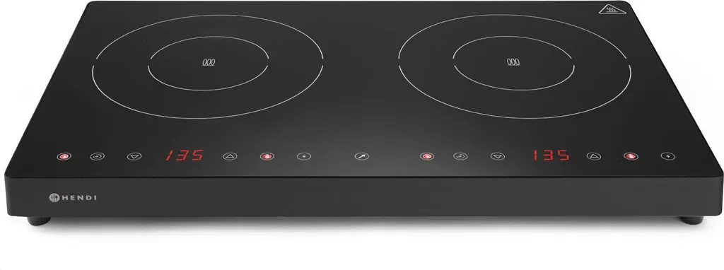 Hendi 3500W Plaque à induction réglable tactile 22cm - Modèle 1012684PRZEM