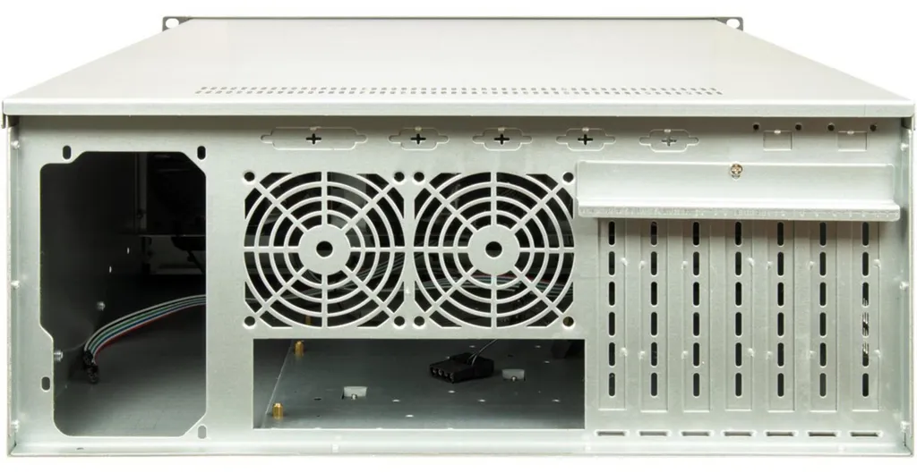Boîtier PC Inter-Tech 4F28 Mining Rack 4U E-ATX sans alimentation