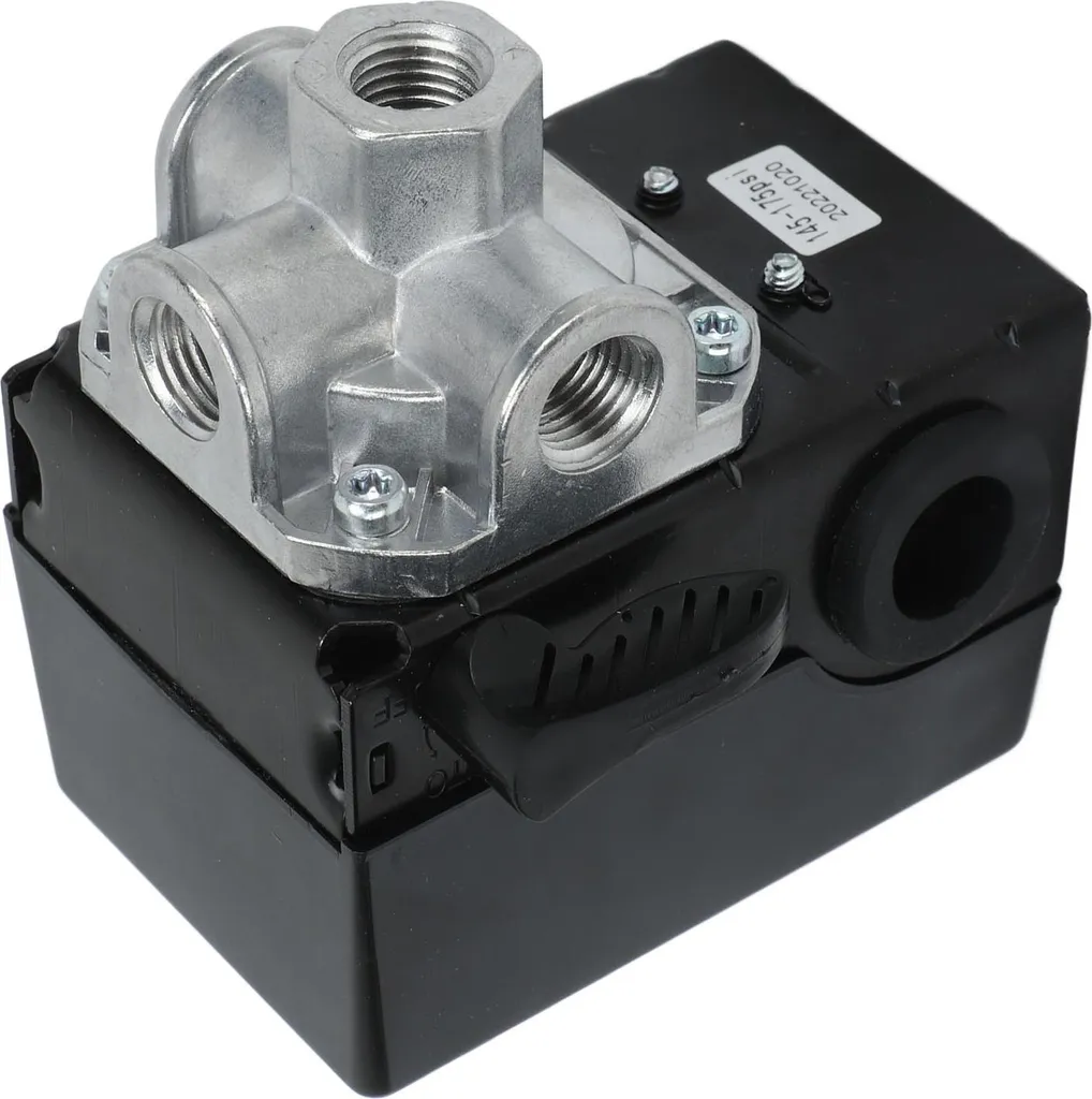 Réparer votre compresseur avec ce pressostat 4 ports délestage réglable