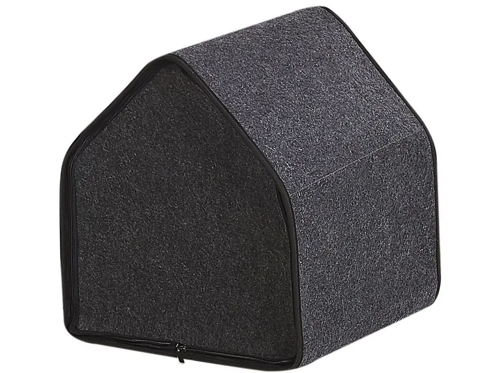 Niche Anti-Stress Chien Gris 40x40 cm Lair Jangi Lumarko Abri Douillet