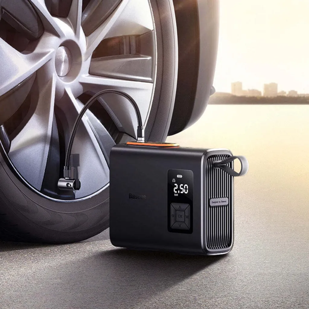 Compresseur 6000mAh Baseus Mega Energypump avec Éclairage de Secours - 23