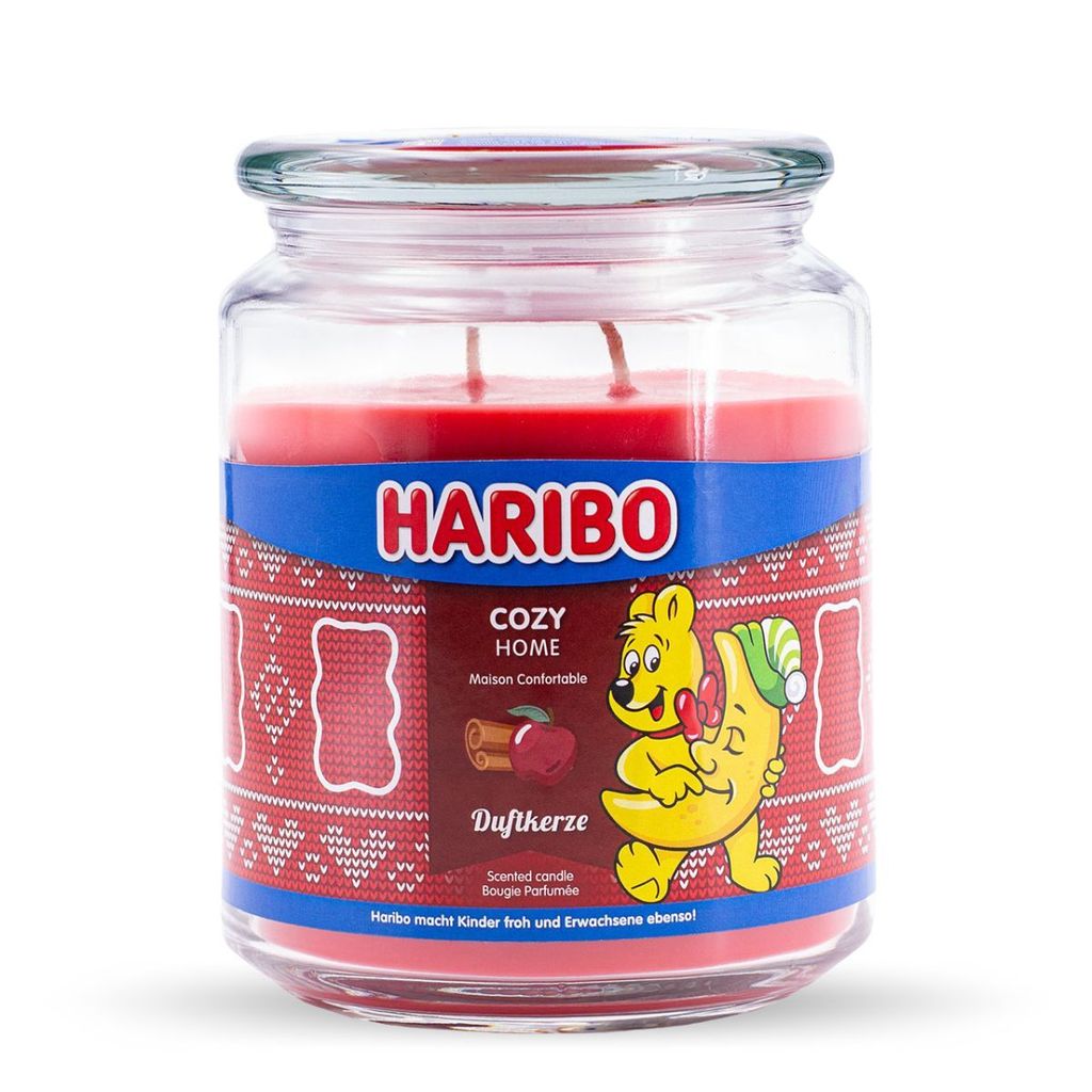 Haribo Duftkerze Cozy Home 510g Produktbild 