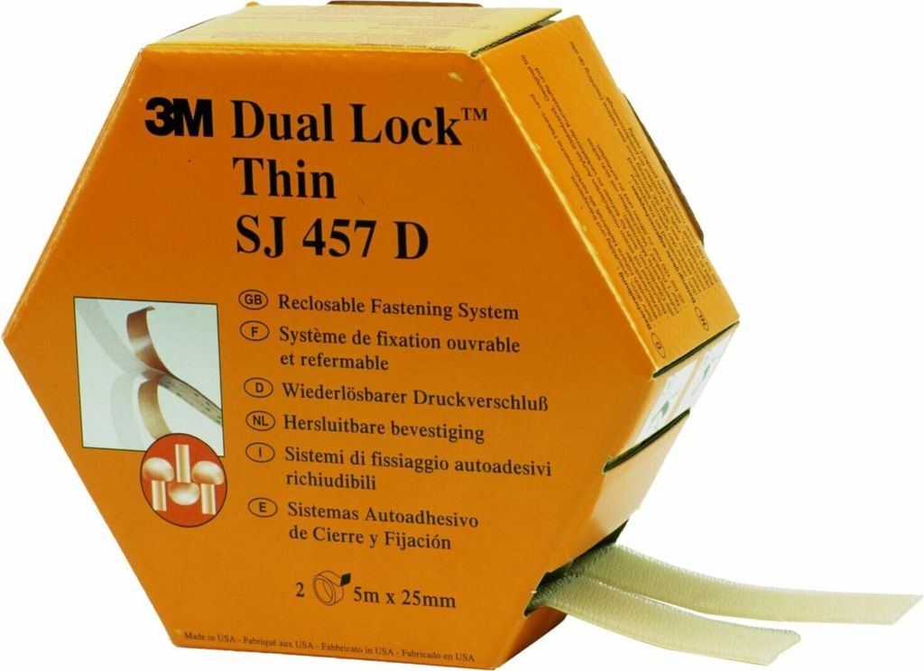 3M Dual Lock Flexibler Druckverschluss Farbe: transluzent Produktbild 