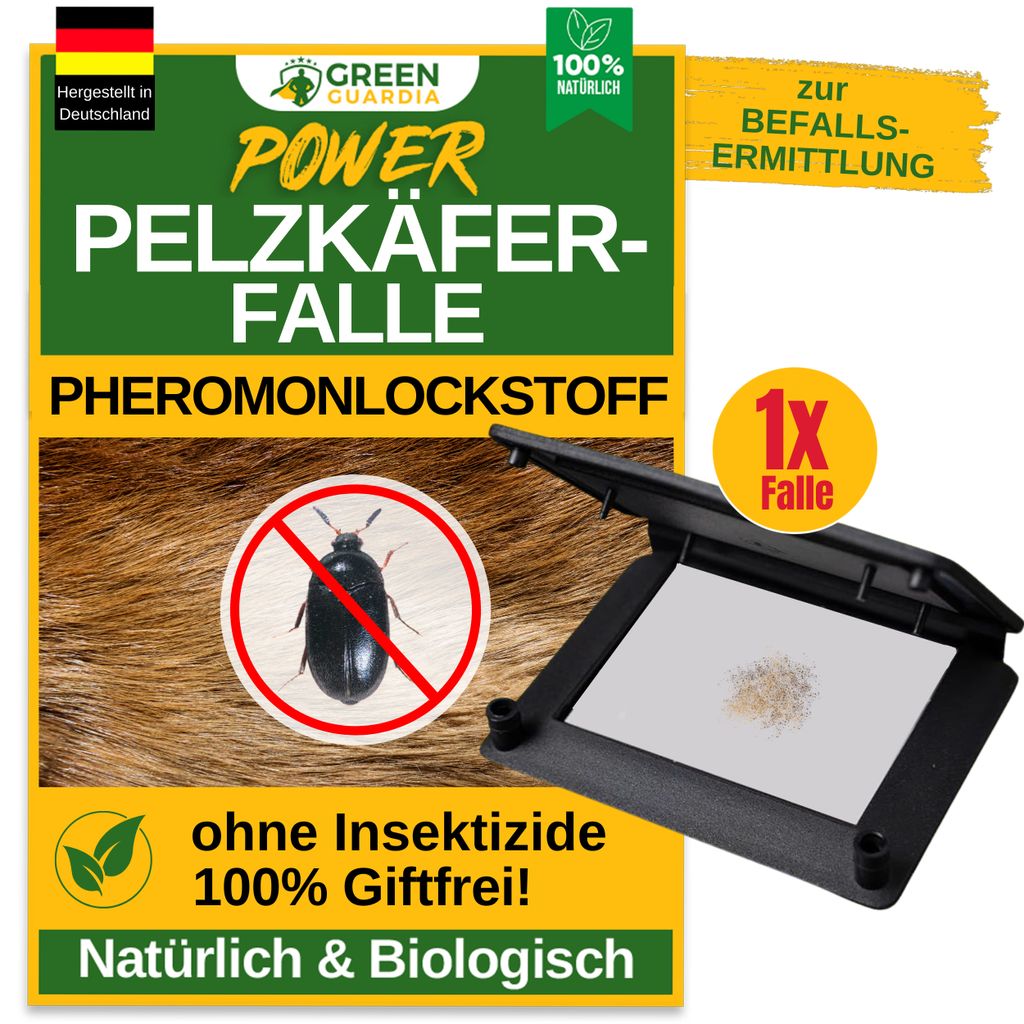 Pelzkäfer Falle mit Lockstoff -1x Falle- Mittel gegen Produktbild 