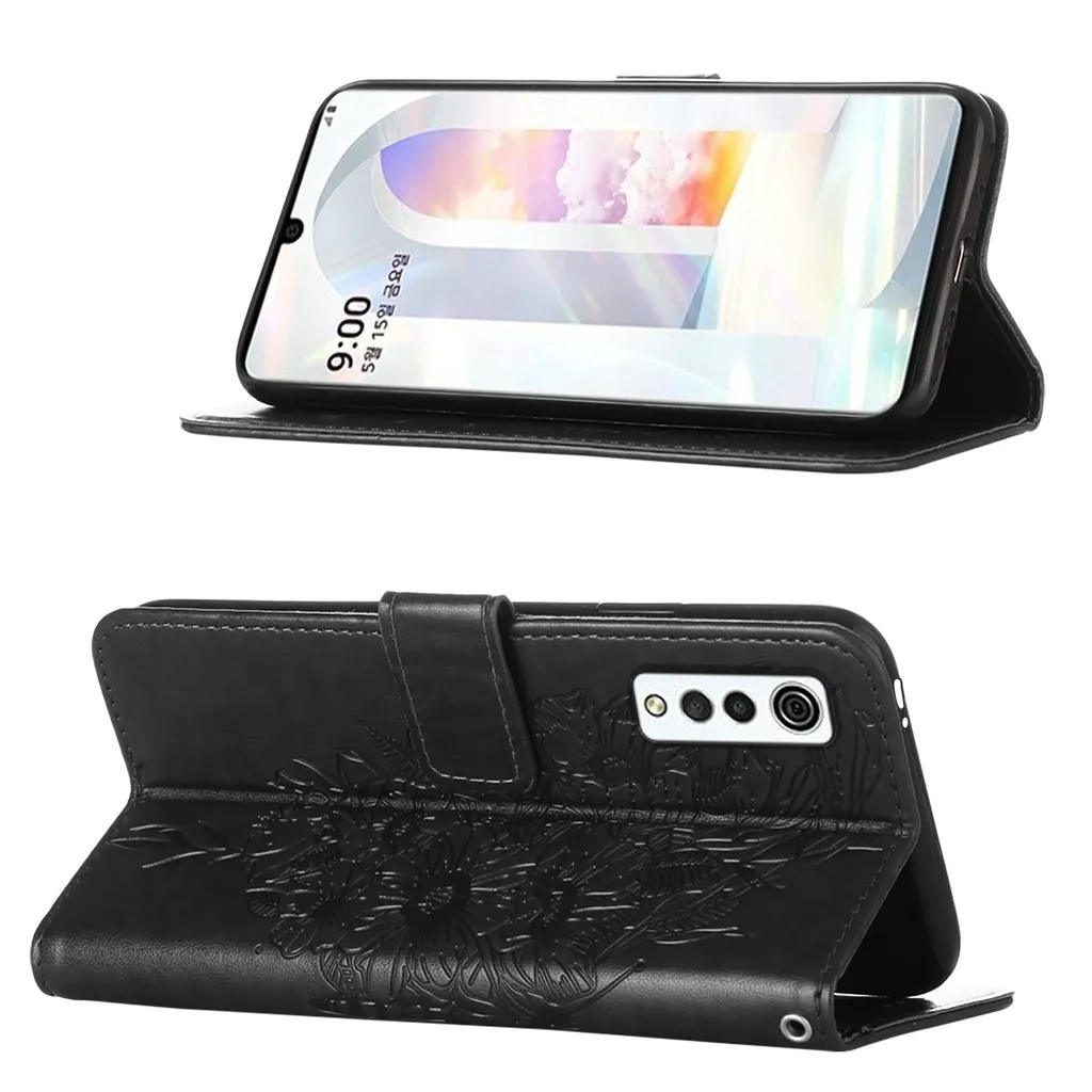 Custodia LG Velvet 2 Pro Farfalla in Rilievo - Look Chic e Sicuro - 2