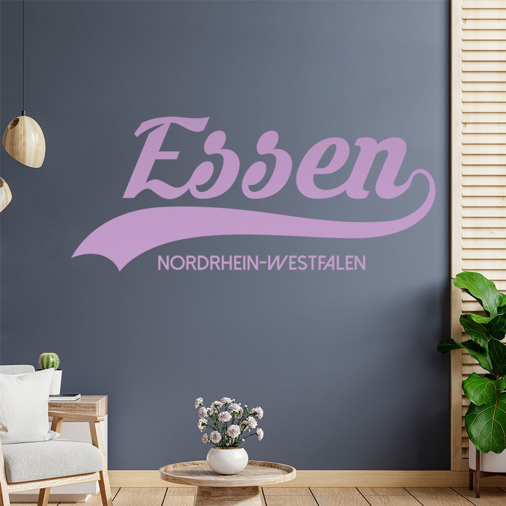Essen Nordrhein-Westfalen Wandtattoo Wandaufkleber Wall Sticker - Dekoration, Küche, Wohnzimmer, Schlafzimmer, Badezimmer