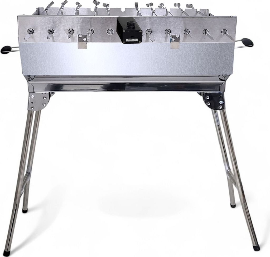Mangal Kairat Schaschlik Grill mit Drehspieß mit Alumotor Produktbild 