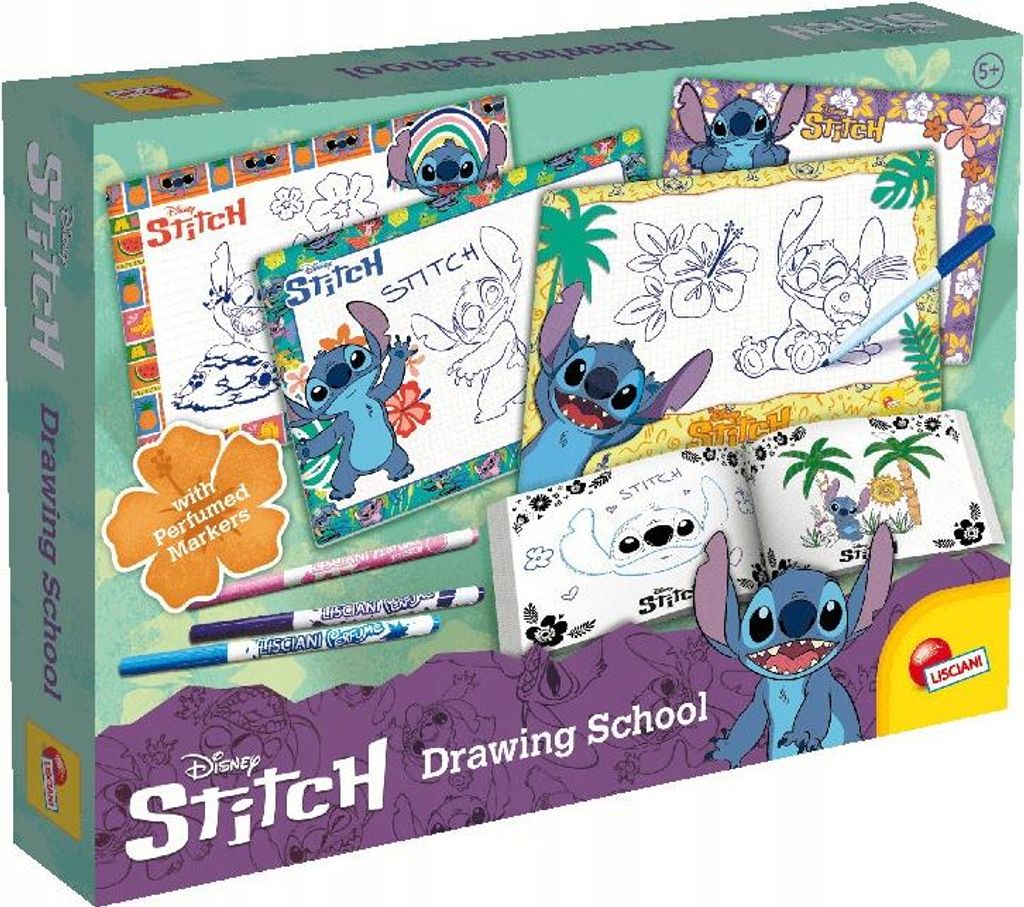 Lisciani 107575 - Disney Stitch - Szkoła rysowania z Zdjęcie produktu 