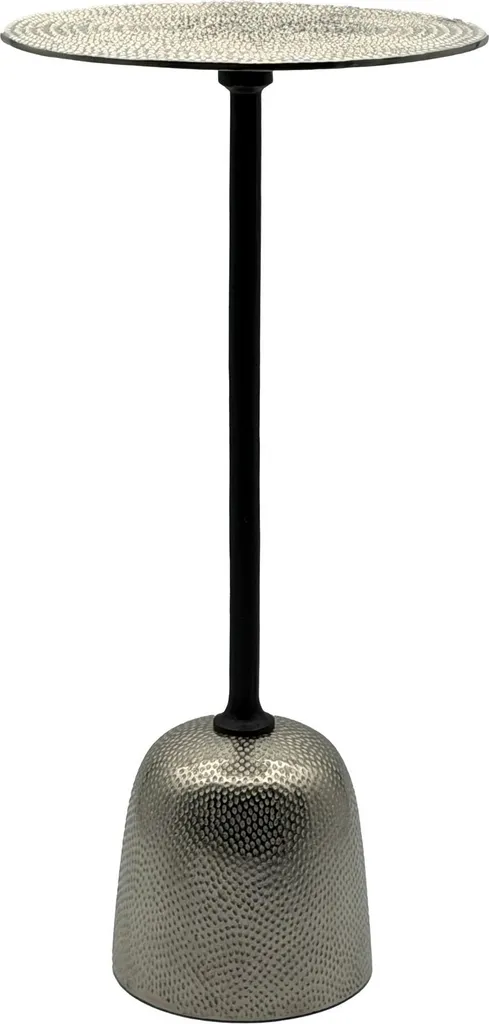 Table de salon design argentée 29cm - Table basse d'appoint métal - 6