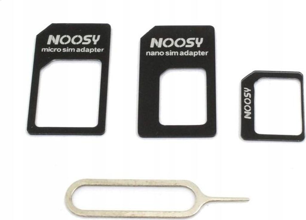 Adattatore 3 in 1 NANO SIM / MICRO SIM nero Immagine del prodotto 
