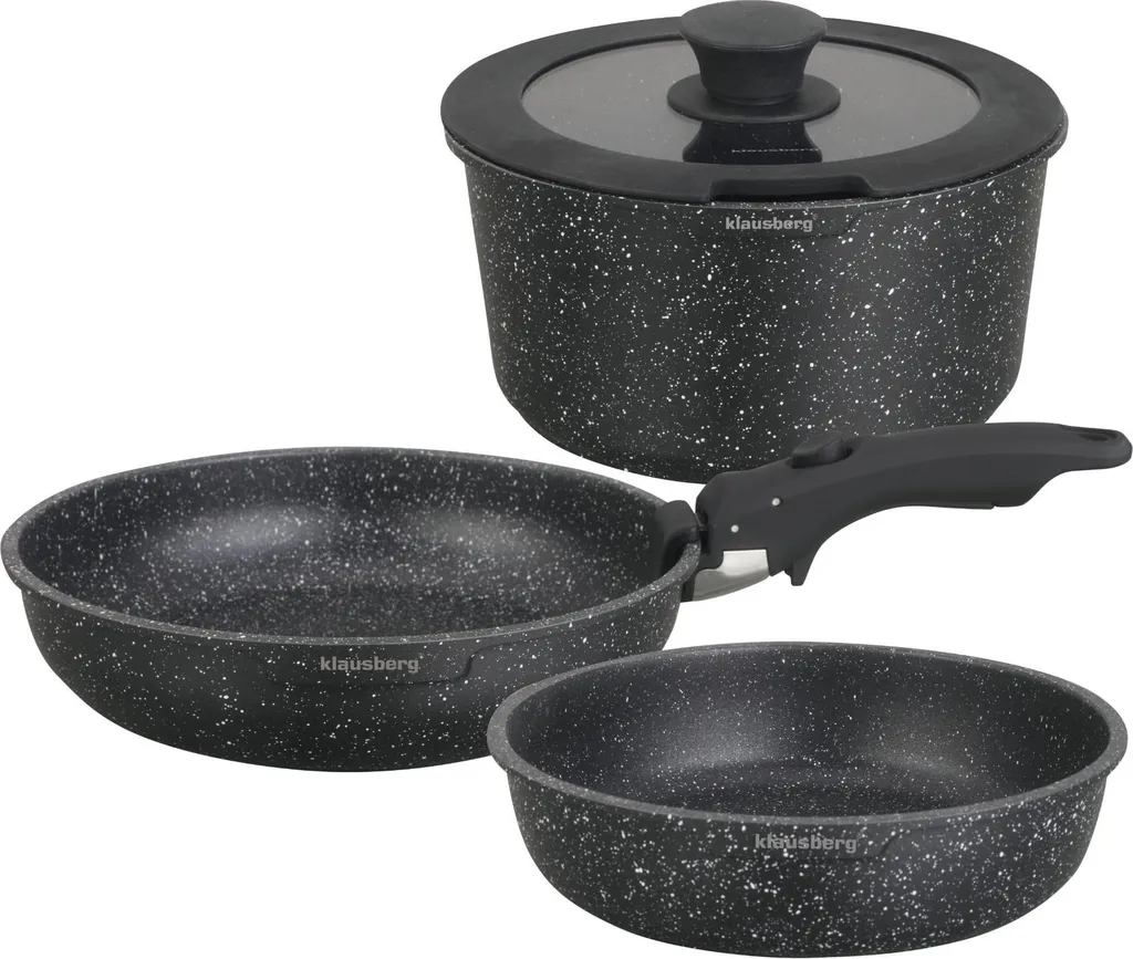 Set Pentole 5 Pezzi Klausberg KB7858 - Sicuro, Sano e Pratico