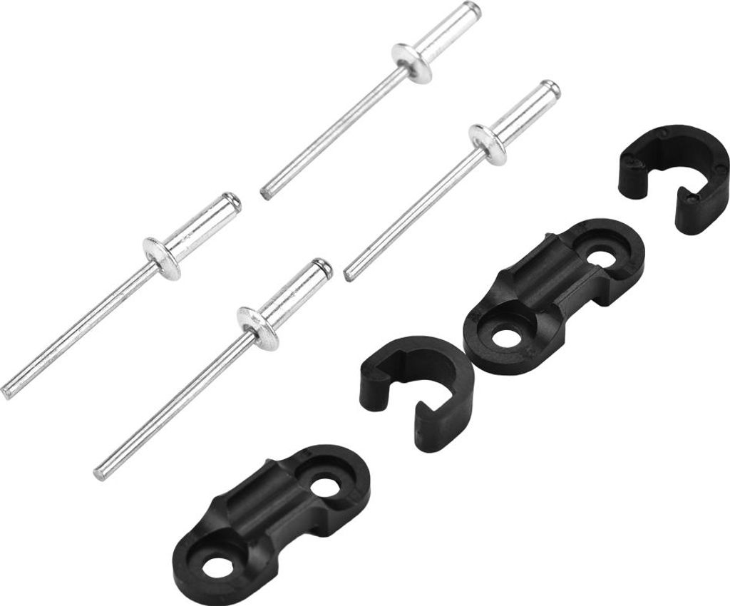 Fahrradkabel-Clip, Aluminiumlegierung, leicht, 2 Stück, Fahrradhalter, rostfrei, mit hoher Festigkeit für Bergstraßen mit variabler Geschwindigkeit