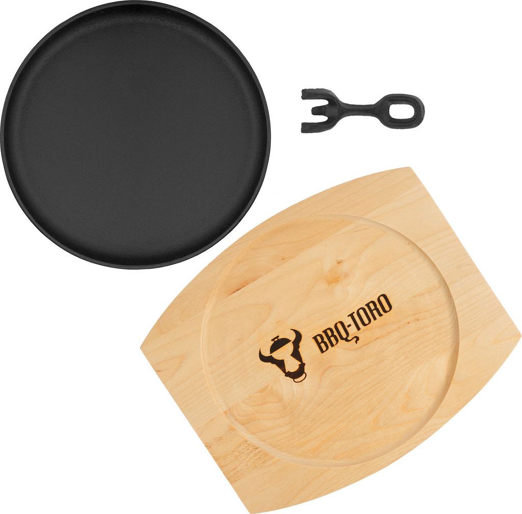 BBQ-Toro Sada 6 liatinových servírovacích panvíc | Ø 22 cm, Obrázok produktu 7