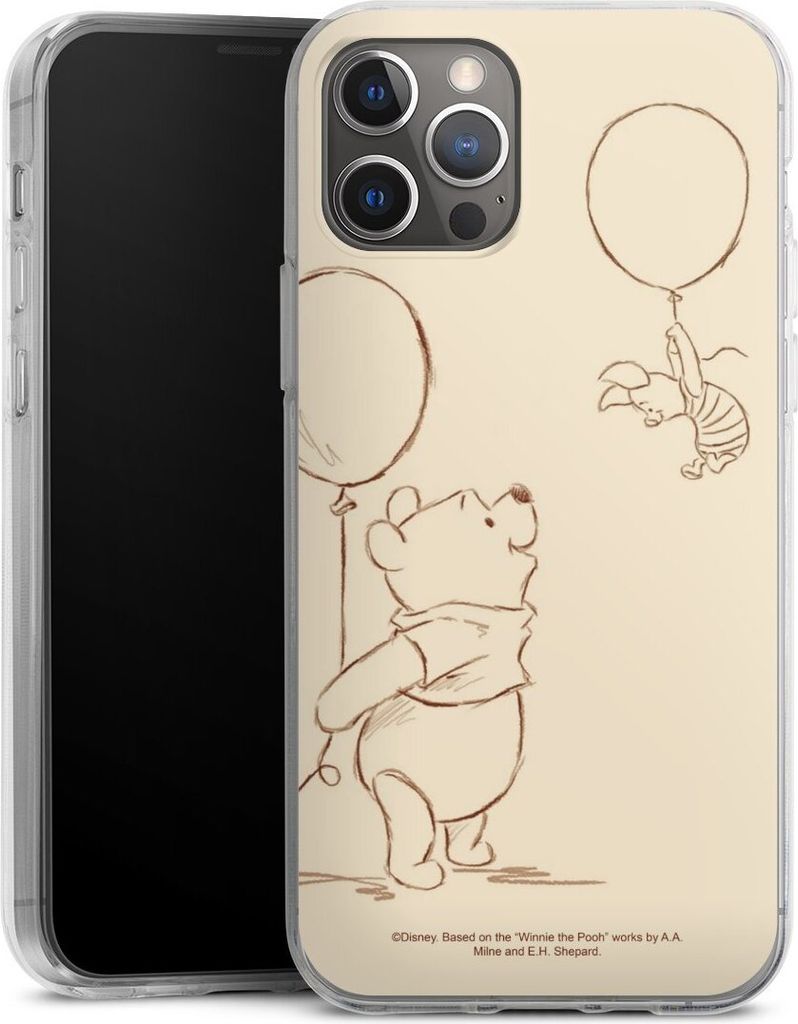 DeinDesign Handyhülle für Apple iPhone 12 Pro Silikon Hülle Case Smartphone Schutzhülle Disney Offizielles Lizenzprodukt Winnie Puuh