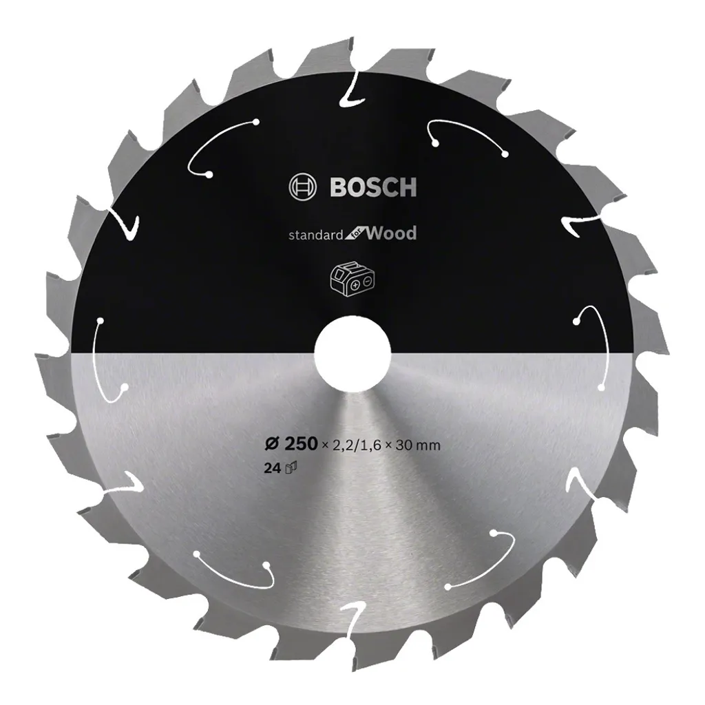 Disco Bosch Professional 250x30x2.2 mm - Lama 24 Denti per Legno