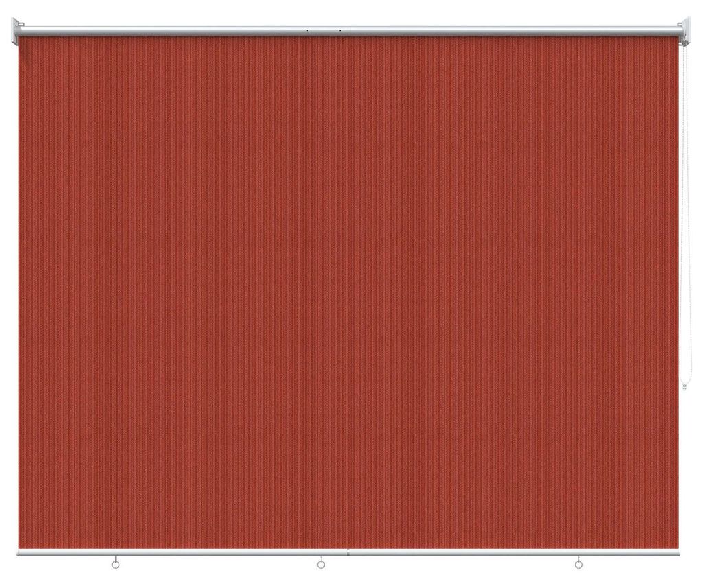 vidaXL Außenrollo 90% UV-Block Terrakotta 160 x 230 cm HDPE Produktbild 