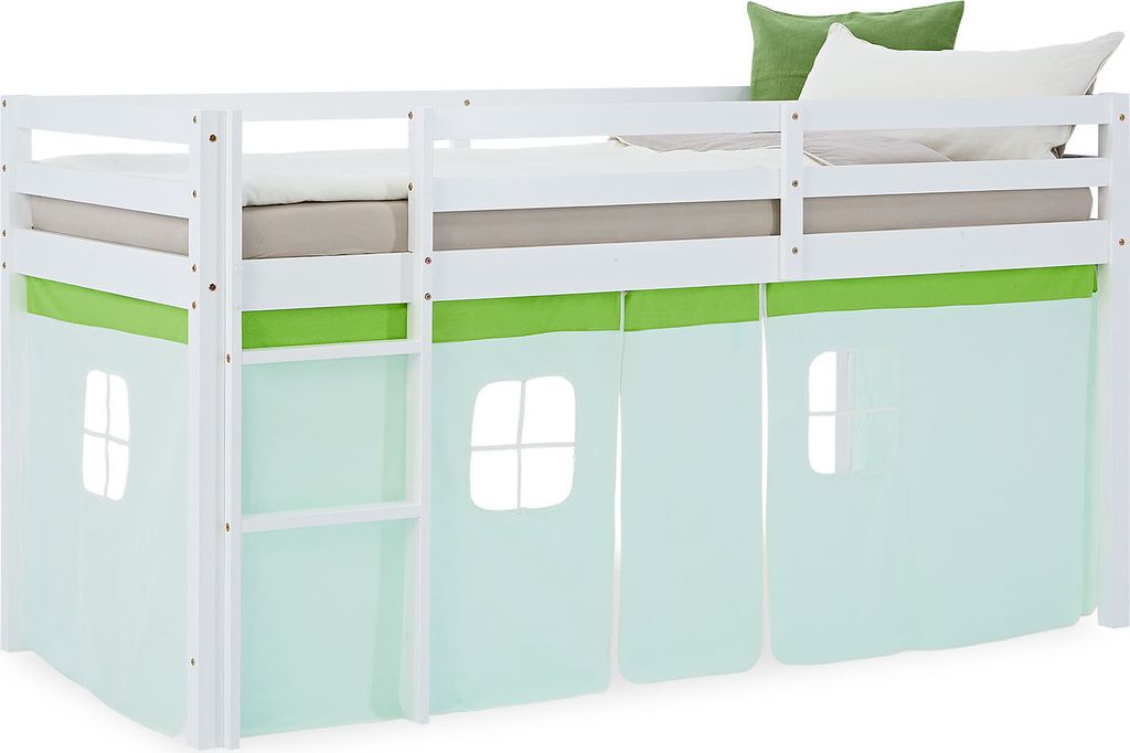 Hoogslaper voor kinderen, 90x200 cm. Kinderbed, hoogslaper, Productafbeelding 