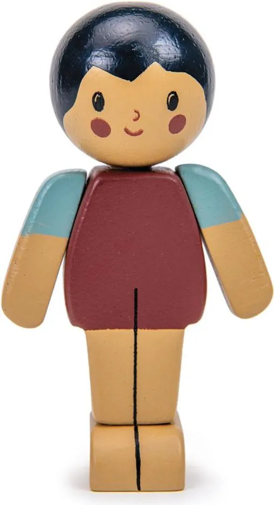 Figurine Amande Garçon Articulée en Bois Naturel Tender Leaf Toys