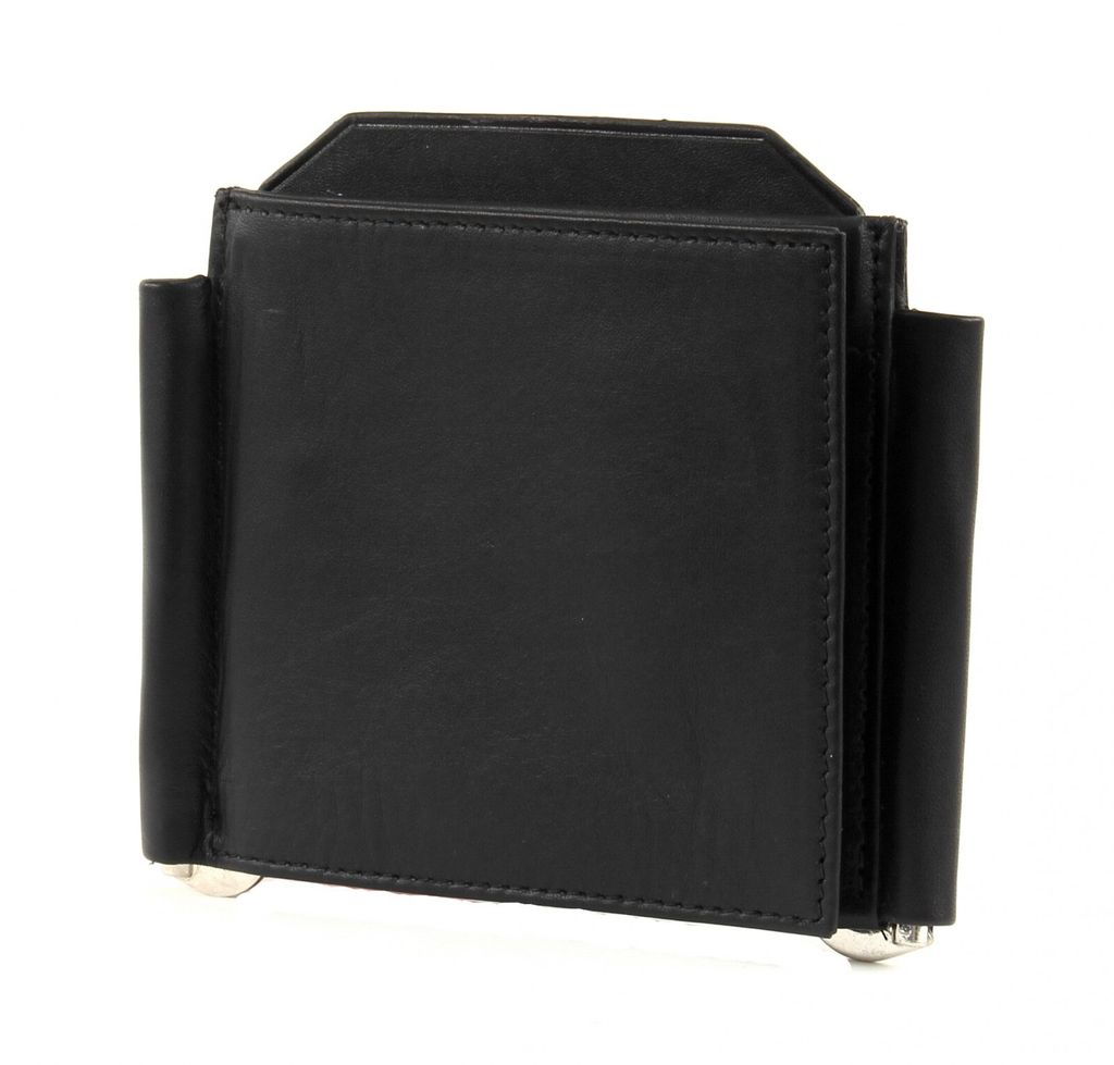 Esquire Leder Geldklammer Kartenetui Logo Double Dollarclip Produktbild 