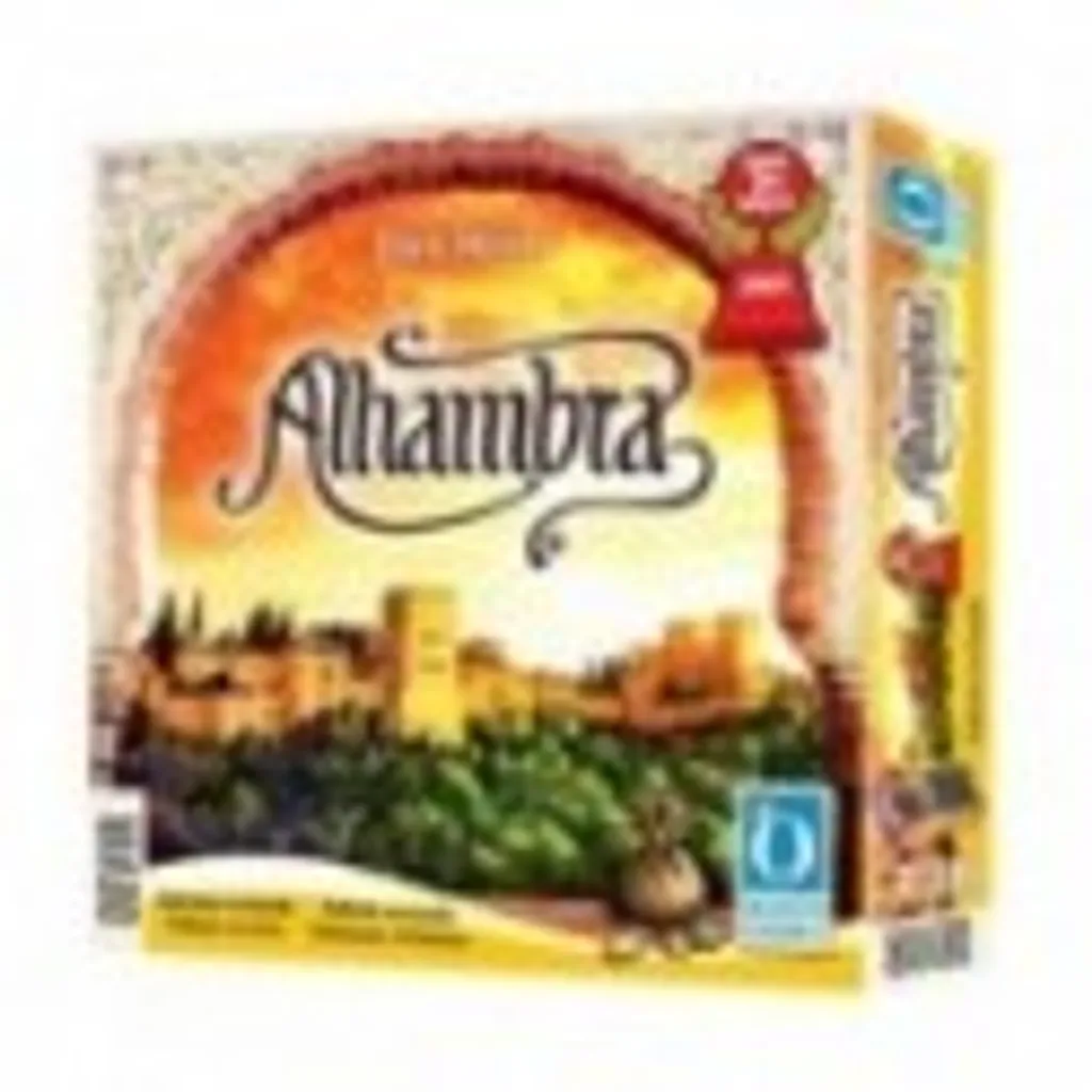 Alhambra Jeu de Société Devir Stratégie Sans Règles Complexes Or - 2