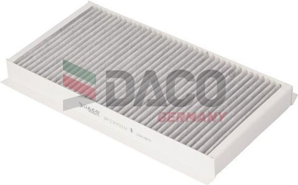 DACO Germany DFC2701W Innenraumfilter Pollenfilter für OPEL Corsa C Schrägheck (X01) Aktivkohle