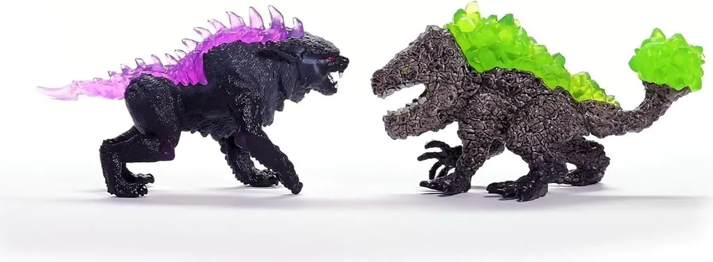 Shadow Lynx vs Stone Beast Eldrador avec Figurines Articulées et Socle - 8