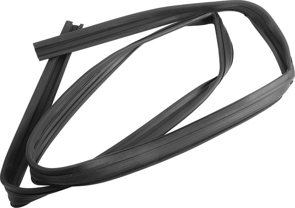 Türfenster-Laufkanaldichtung, Wetterstreifen Glaslaufkanaldichtung, für Honda Fit 2007-2008, Gummi, Vorne Rechts, Nr.72775SAA003, Schwarz, 1 Stk