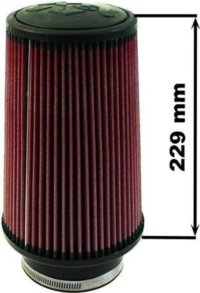 Filtre à air K&N Rubber Sport pour remplacer le filtre papier jetable
