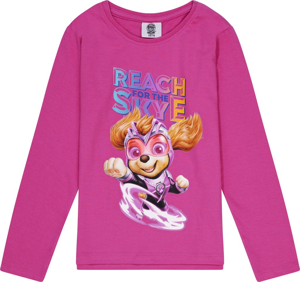 Paw Patrol Kinder Mädchen T-Shirt Longsleeve Langarm-Shirt Produktbild 