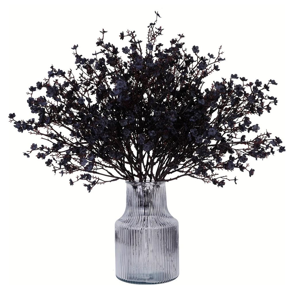 Künstliches Schleierkraut, 5 Zweige, realistische Seidenblume, Dekoration für Zuhause, Büro, Hochzeit, Party, drinnen und draußen