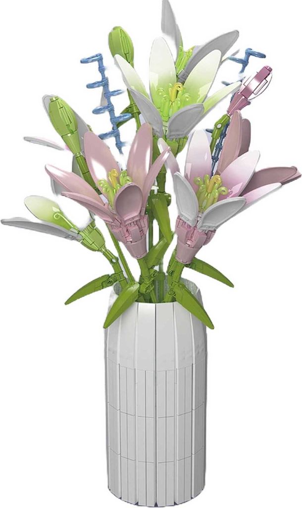 Mould King® 10057 Bouquet de fleurs de lys Image du produit 