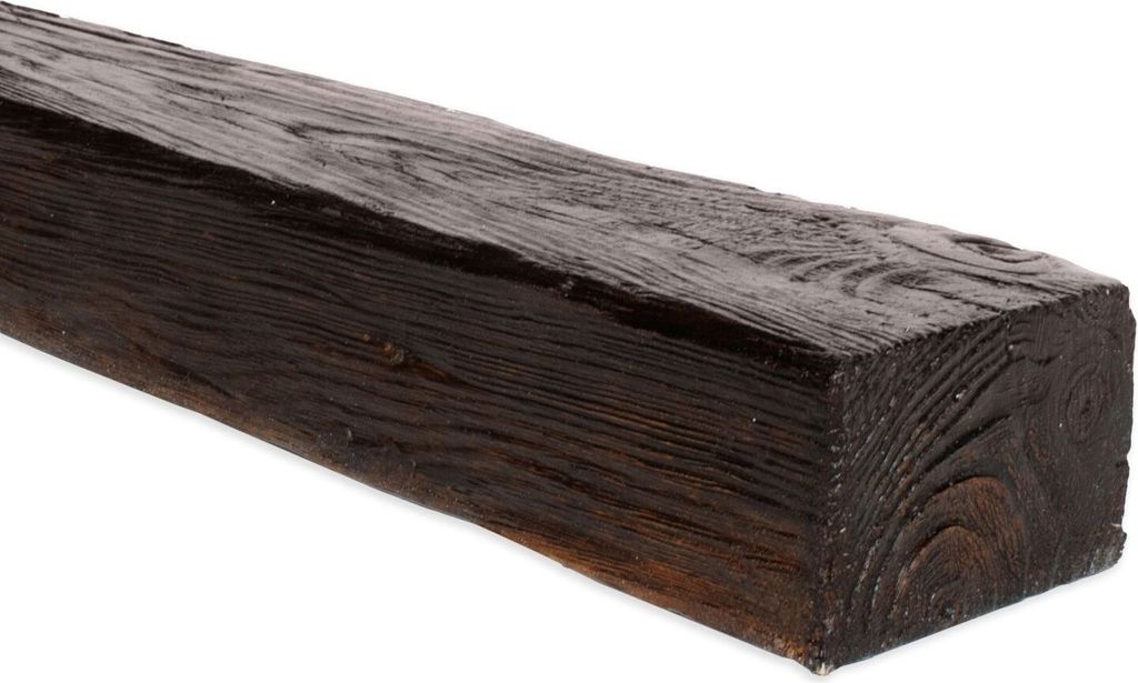 PROVISTON | Polyurethan Balken | 60 x 90 x 3000 mm | Hochfestes Polyurethan | Eiche dunkel | Holzoptik | Dekobalken | Deckenbalken | Realistisches ...