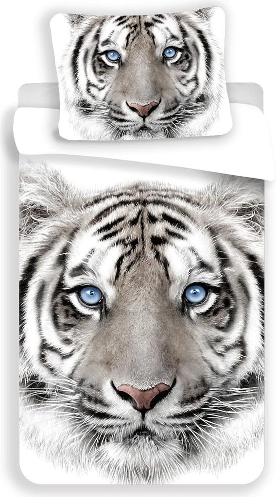 JERRY FABRICS Linen included White Tiger Bawełna, 140/200, Zdjęcie produktu 