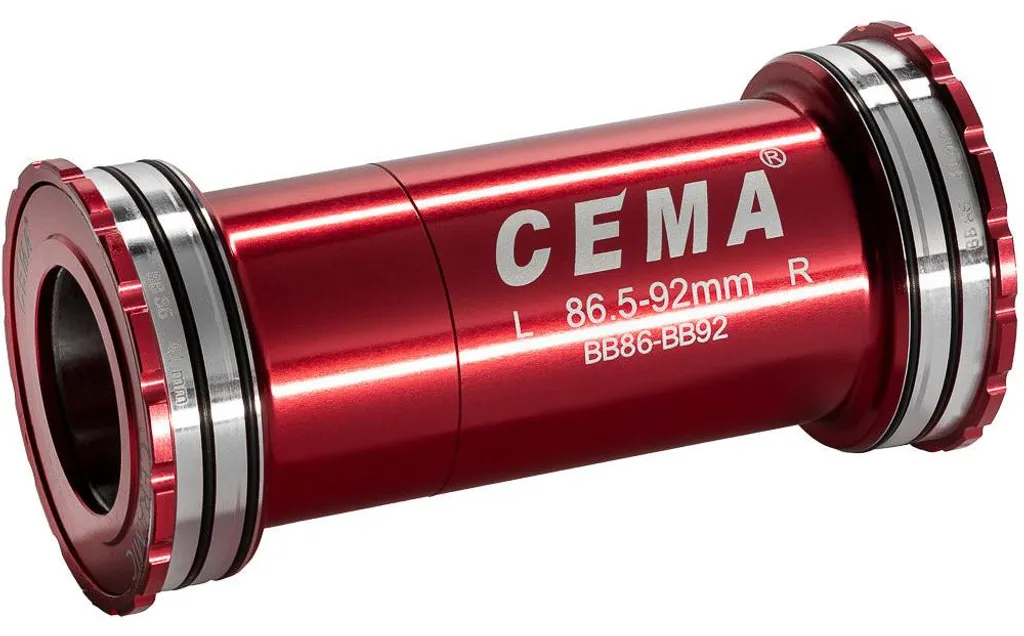 Boîtier de pédalier céramique Cema anti craquement BB86 BB92 or