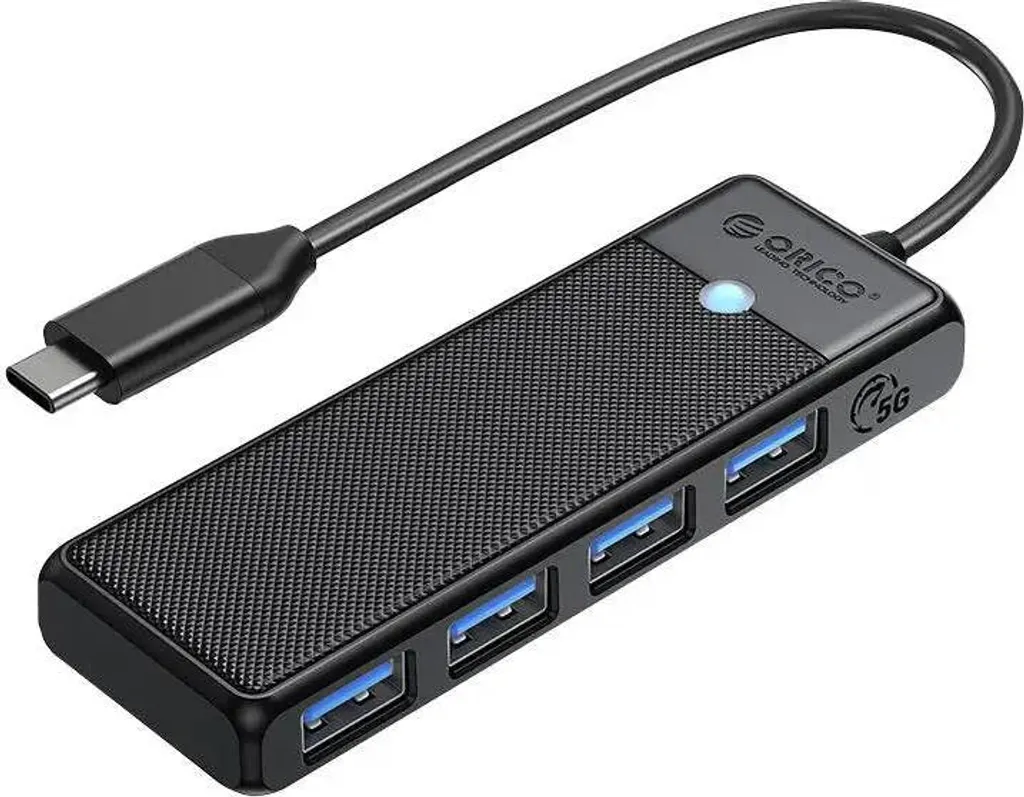 Orico Hub 4in1 USB A3.0x4 (black)