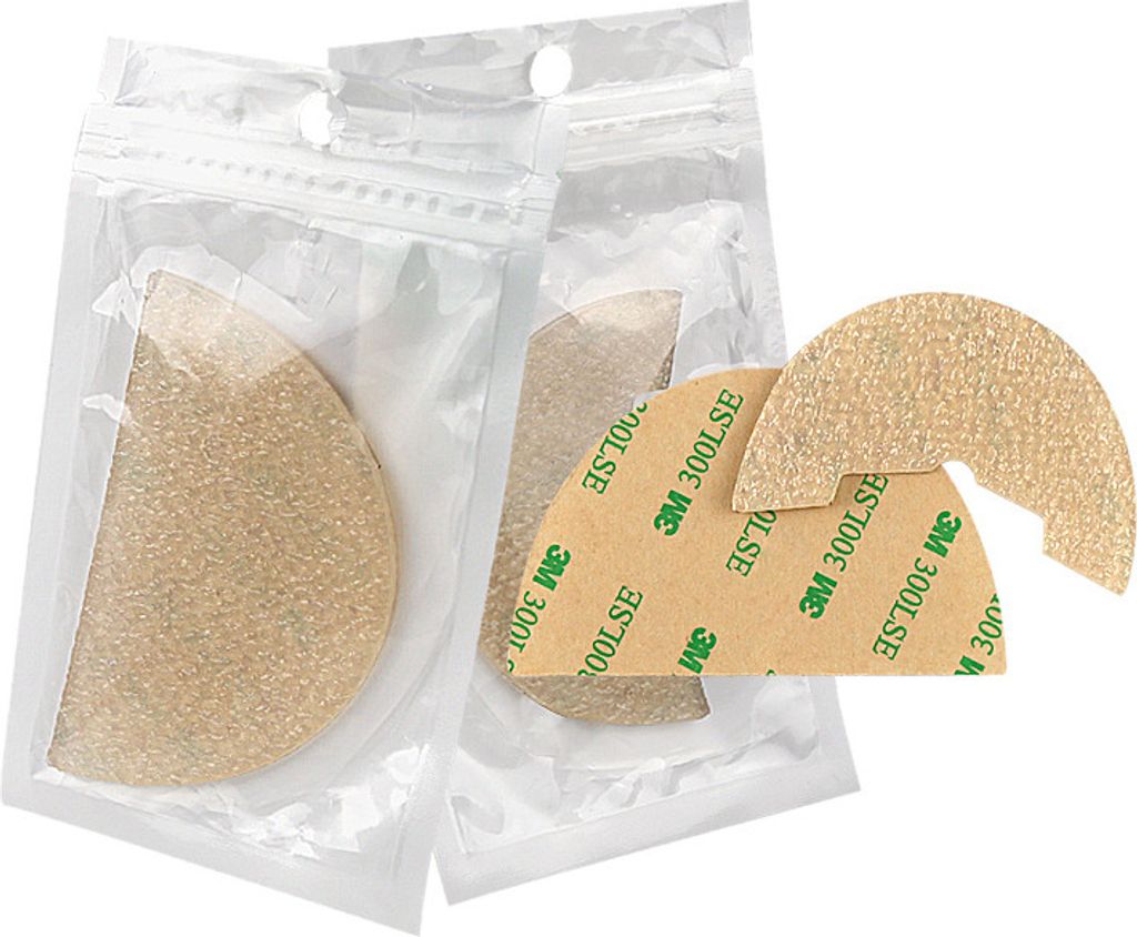 INF Transparente Fersenprotektor-Einlagen für Schuhe Größe 36/37