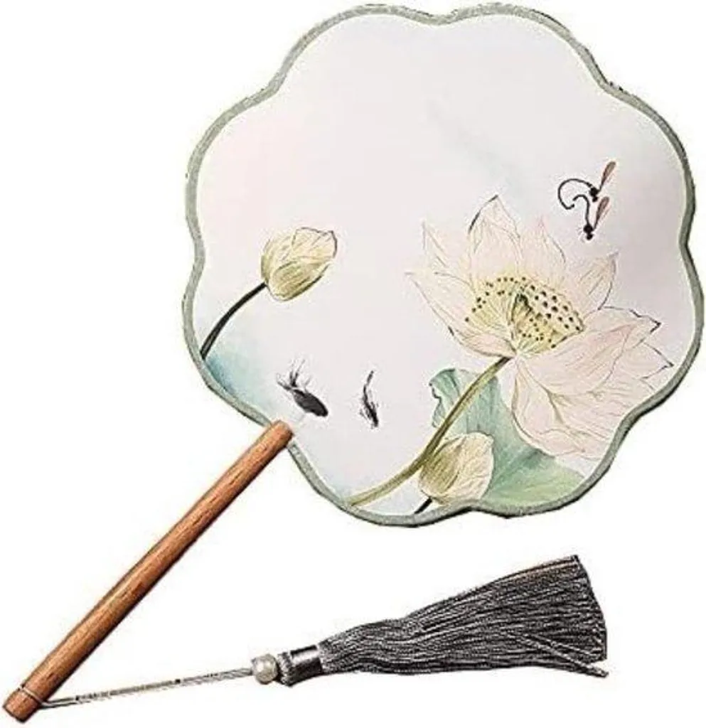 Ventilateur à main pour mariage extérieur - Accessoire pliable zen