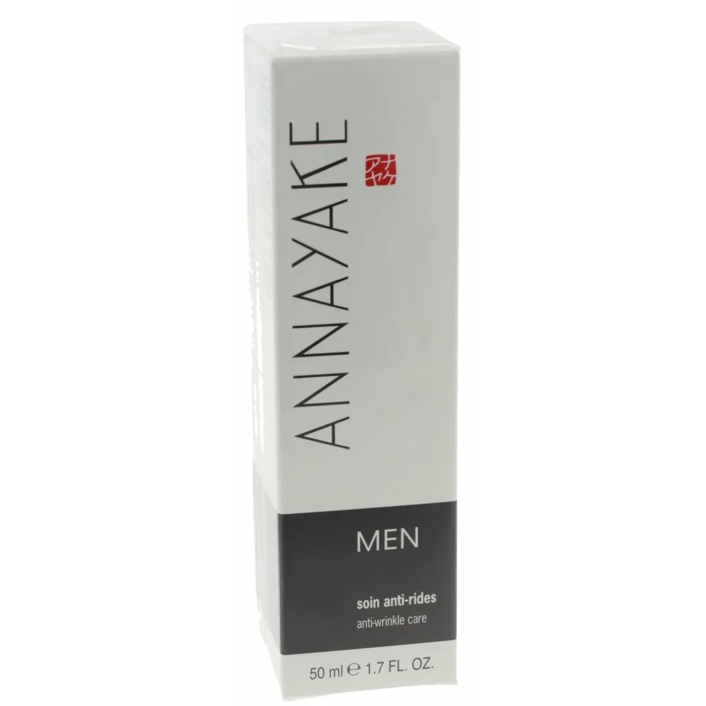 Crème Visage Anti-Rides Annayake Men's Line pour Homme en Format 50 ml