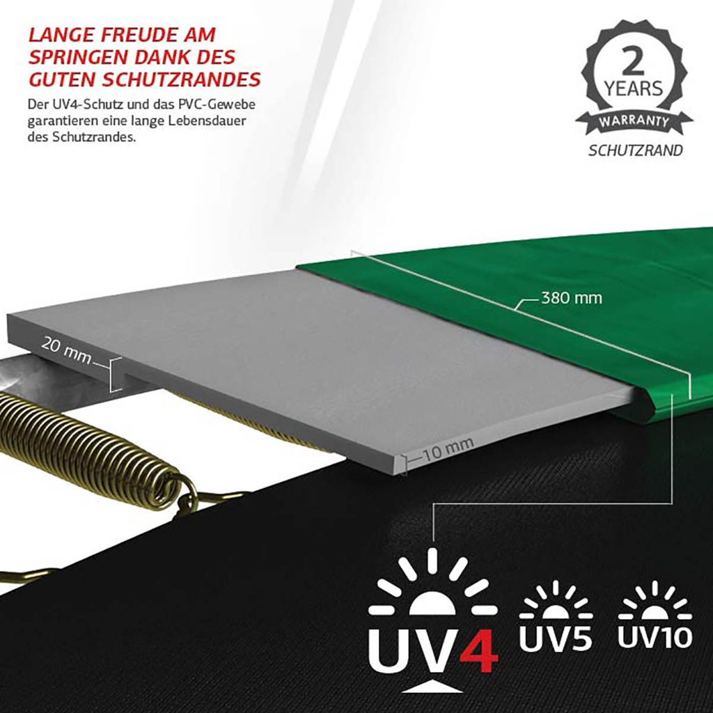 BERG Trampolin Rechteckig 330 cm Ultim Favorit InGround Produktbild 2