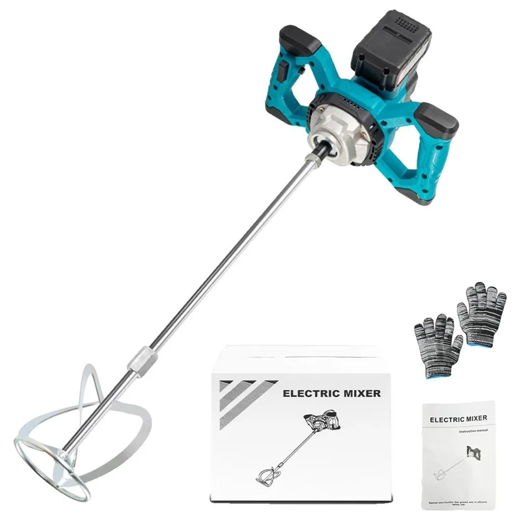 Bétonnière portable sans fil moteur brushless pour chantiers sans courant