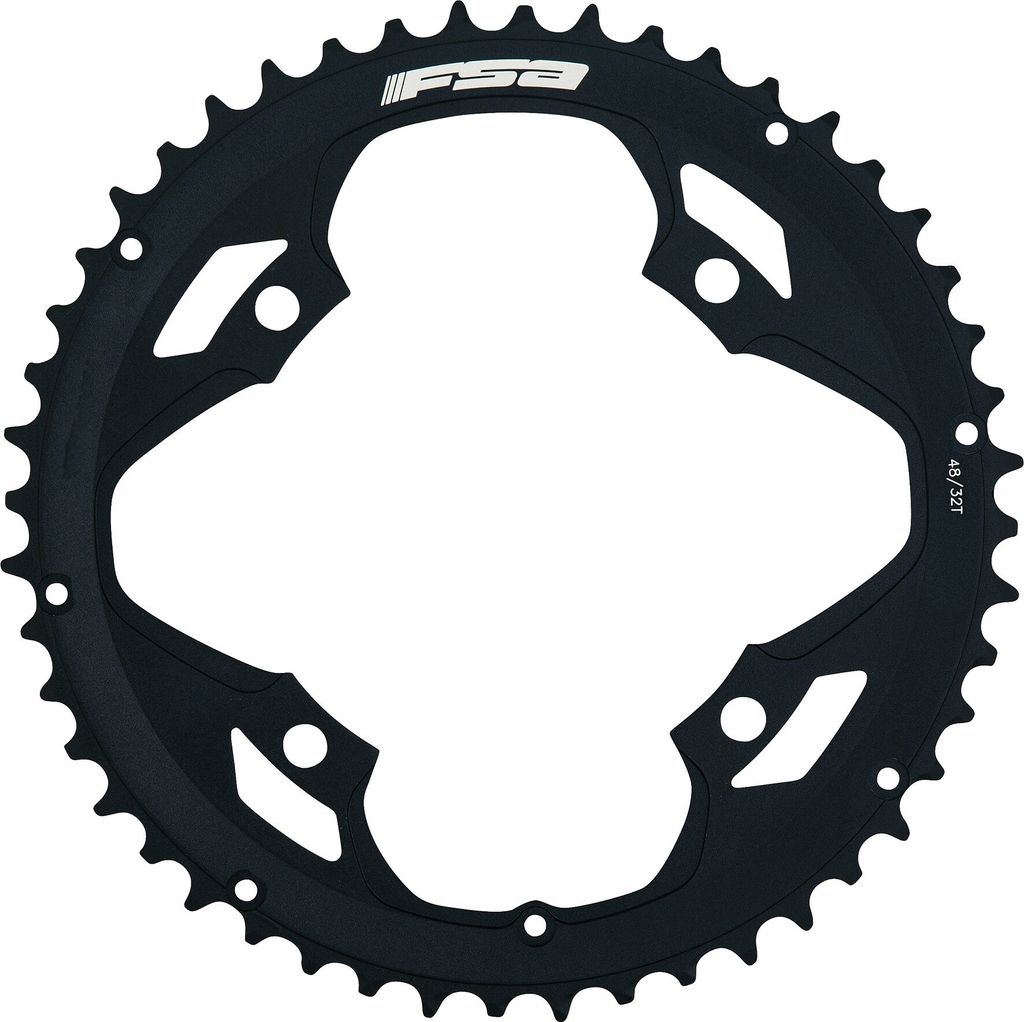 FSA Kettenblatt Road Pro 4-Arm 2x 120 mm x 48 T schwarz Produktbild