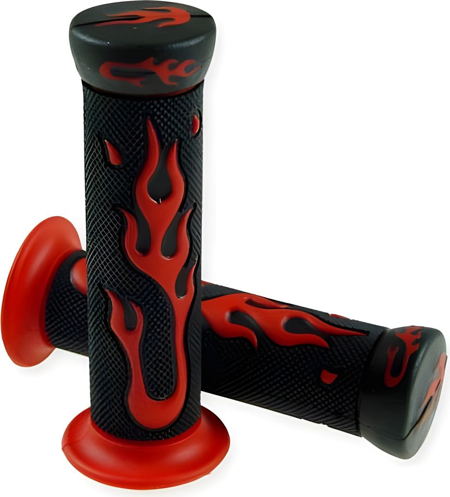 Lenkergriffe STR8 FLAME, rot