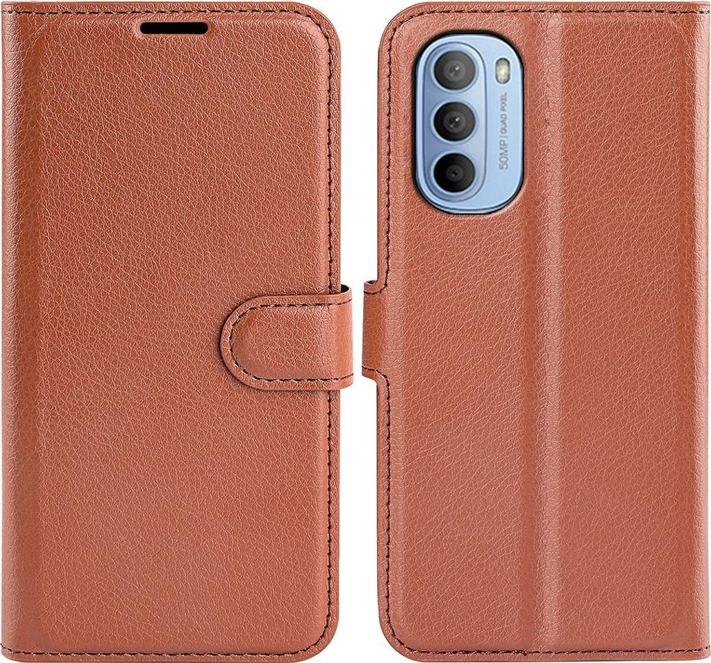 Motorola Moto G31 / G41 Hülle - Coverup Klapphülle - Braun
