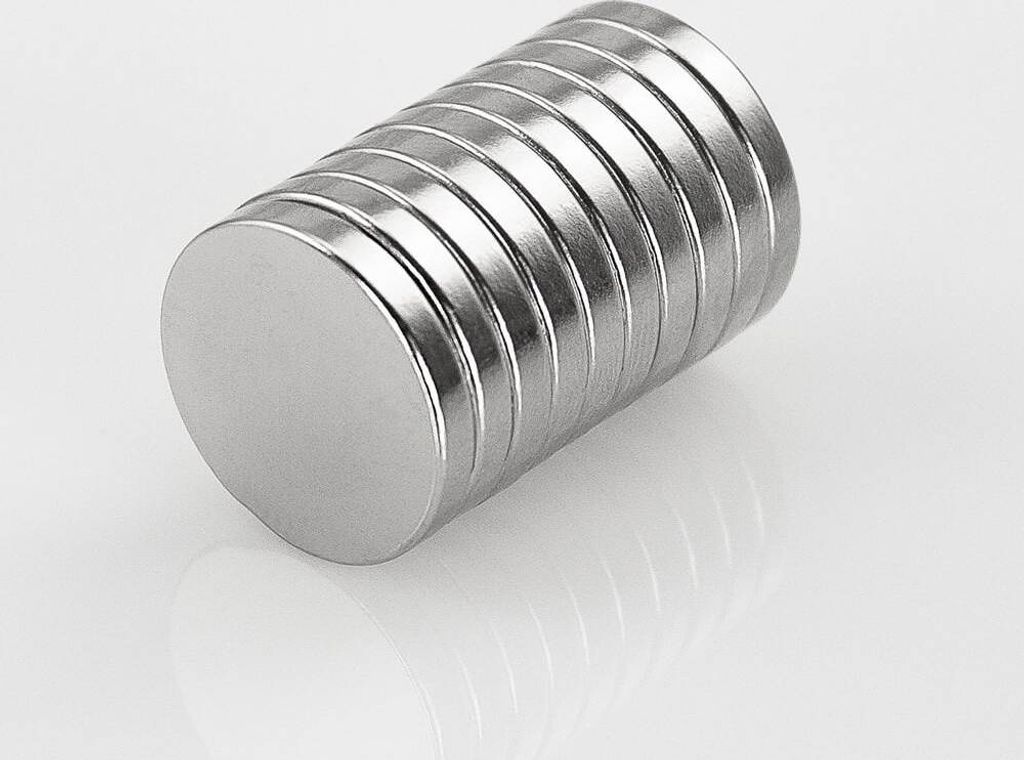 5 x Oblique Unique Neodym Magnet Extrem N50 ø 20 x 3 mm